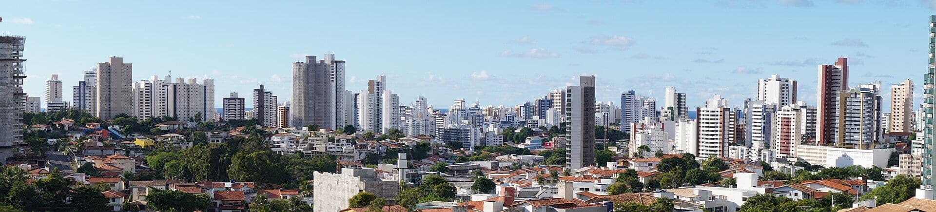Panorama do Caminho das Árvores, bairro de Salvador onde fica o escritório da Axis